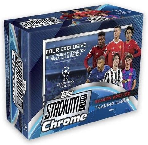 2021/22 Topps Stadium Club Chrome UEFA Champions League Soccer Mega