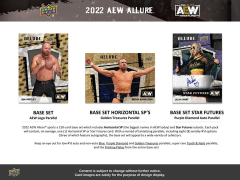 2022 Upper Deck AEW Allure Wrestling Hobby