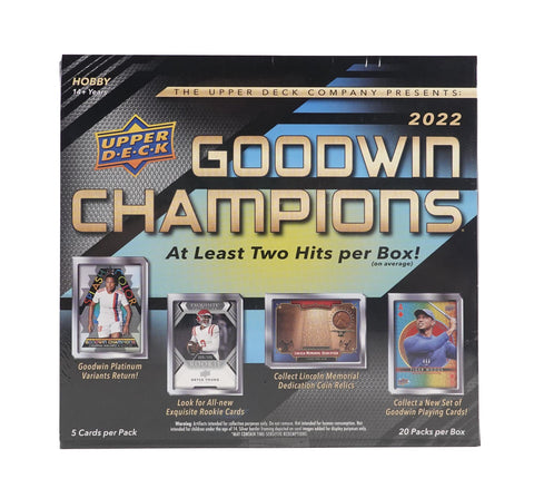 2022 Upper Deck Goodwin Champions Hobby