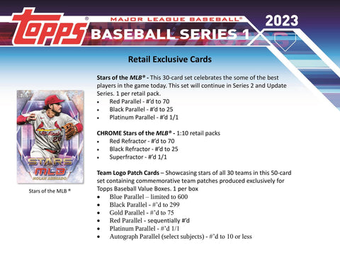 2023 Topps Series 1 Baseball Hanger