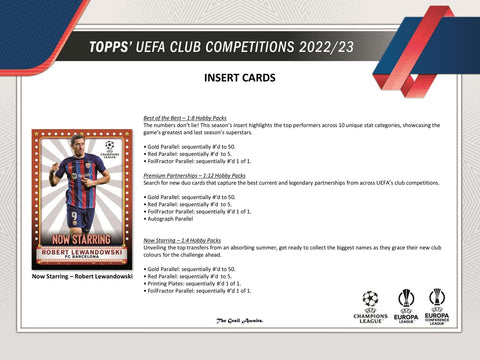 2022/23 Topps UEFA Club Competitions Soccer Blaster