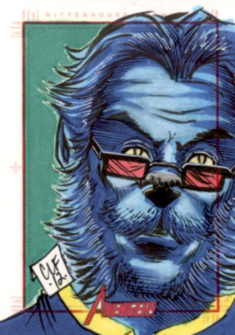 2023 Hit Parade Marvel Sketch Card Premium Edition Series 2 Hobby - Captain America
