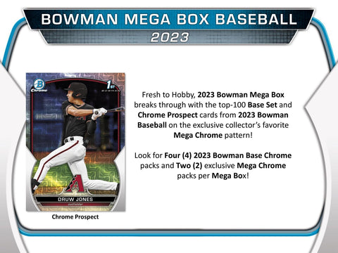 2023 Bowman Baseball Mega