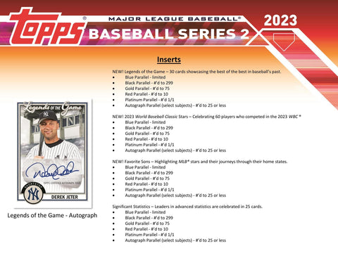 2023 Topps Series 2 Baseball Retail 24-Pack