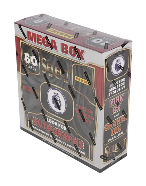 2022/23 Panini Select Premier League EPL Soccer Mega Box (Pink Ice and Orange Ice Parallels!)