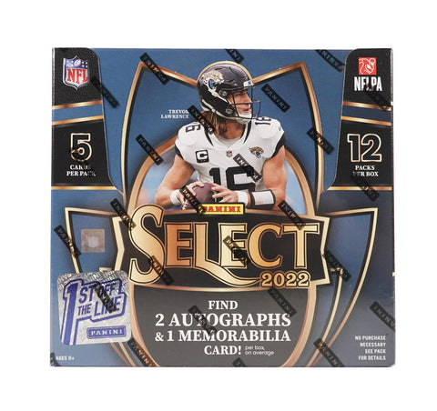 2022 Panini Select Football 1st Off The Line FOTL Hobby