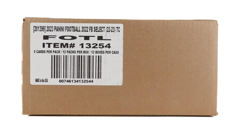 2022 Panini Select Football 1st Off The Line FOTL Hobby