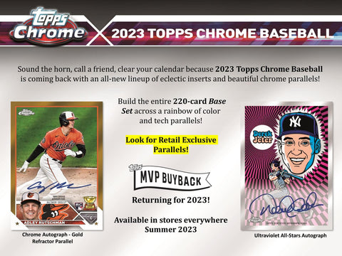 2023 Topps Chrome Baseball 8-Pack Blaster