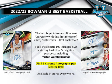 2022/23 Bowman University's Best Basketball Hobby