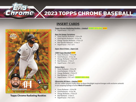 2023 Topps Chrome Baseball Hobby Jumbo