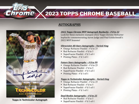 2023 Topps Chrome Baseball Hobby Jumbo