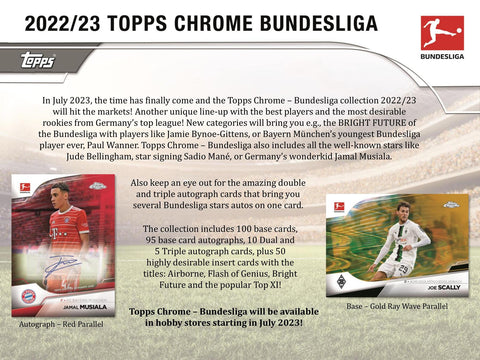 2022/23 Topps Chrome Bundesliga Soccer Hobby