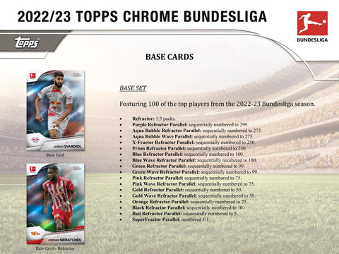 2022/23 Topps Chrome Bundesliga Soccer Hobby