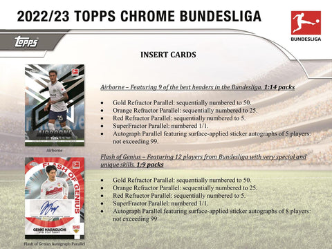 2022/23 Topps Chrome Bundesliga Soccer Hobby