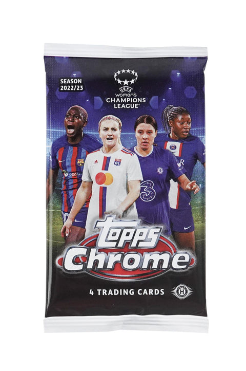 2022/23 Topps Chrome UEFA Women's Champions League Soccer Hobby