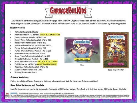 Garbage Pail Kids Chrome Series 6 Blaster Box (Topps 2023)