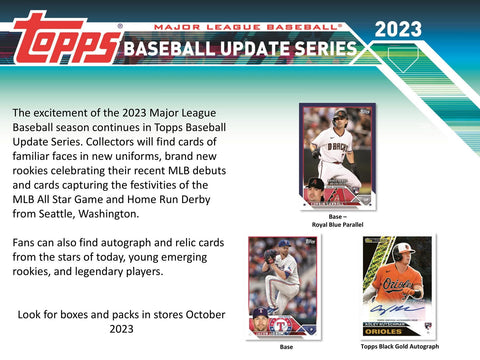 2023 Topps Update Series Baseball 7-Pack Blaster (Commemorative Relic Card!)