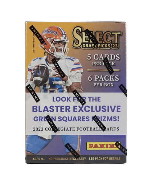 2023 Panini Select Draft Football Hobby Blaster (Green Square Prizms!)