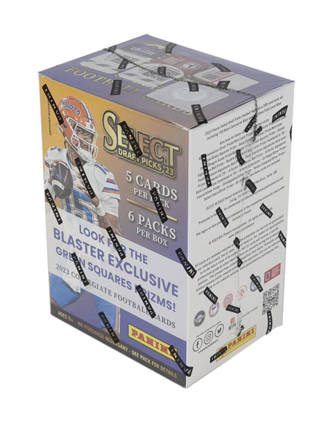 2023 Panini Select Draft Football Hobby Blaster (Green Square Prizms!)