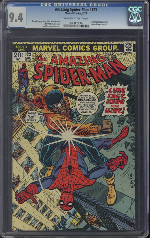 Amazing Spider-Man #123 CGC 9.4 (OW-W) *1109809005*