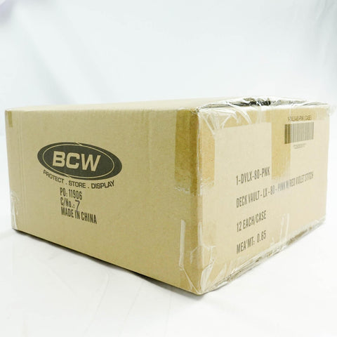 CLOSEOUT - BCW DECK VAULT LX 80 PINK