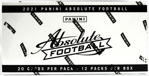 2021 Panini Absolute Football Jumbo Value 12-Pack