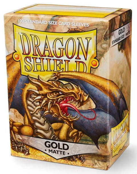 Dragon Shield Card Sleeves - Matte Gold (100)