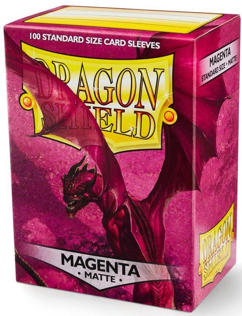 Dragon Shield Card Sleeves - Matte Magenta (100)
