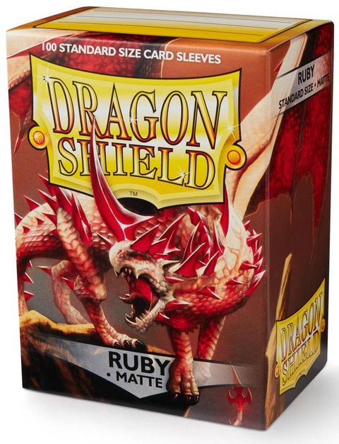 Dragon Shield Card Sleeves - Matte Ruby (100)