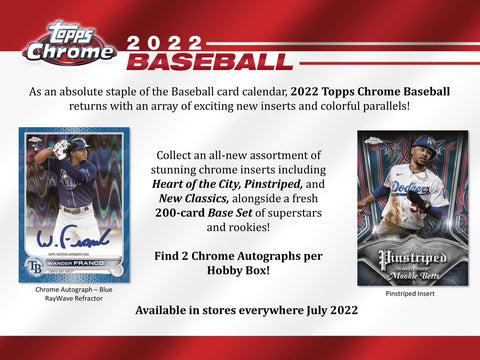 2022 Topps Chrome Baseball Hobby