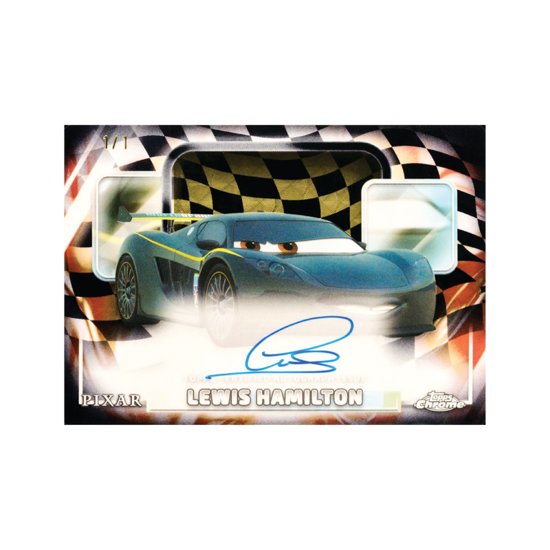 #4 2026 Topps Disney Chrome Lewis Hamilton 1/1 Autograph