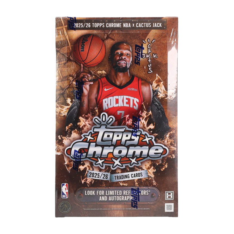 #6 2025/26 Topps Chrome Cactus Jack Basketball Hobby Box and Case