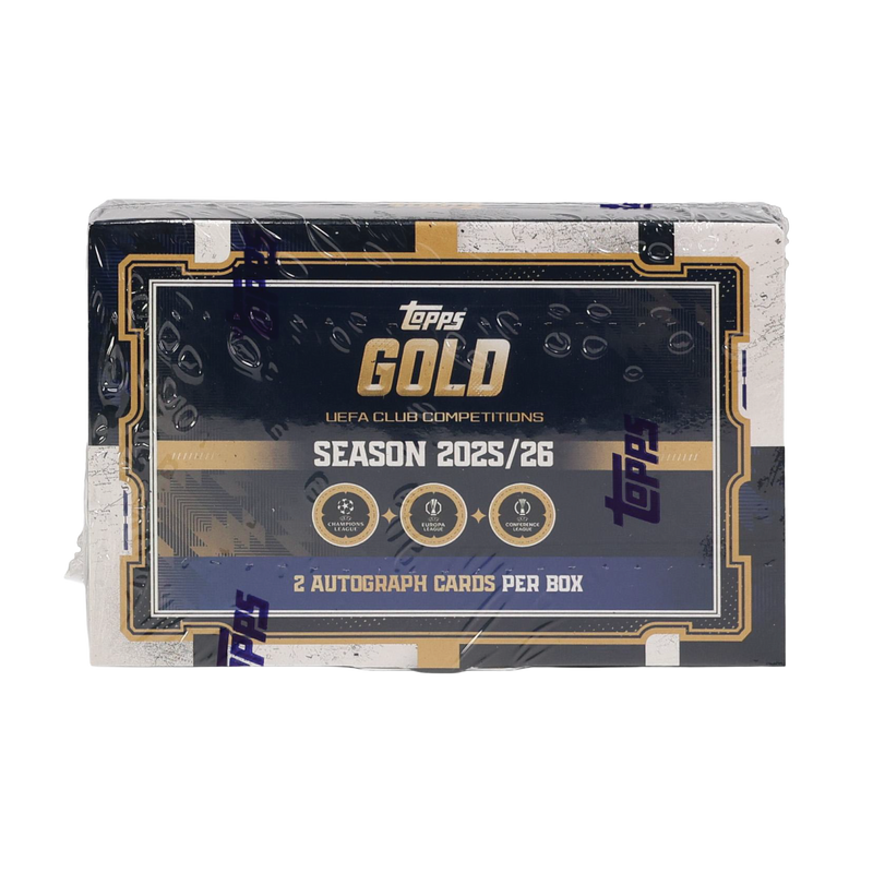 #9 2025/26 Topps Gold UEFA Club Competitions Soccer Hobby Box