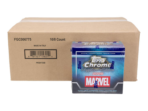 2026 Topps Marvel Comics Chrome Sapphire Hobby