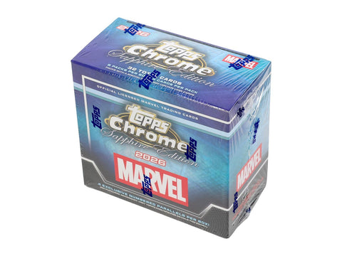 2026 Topps Marvel Comics Chrome Sapphire Hobby