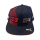 Max Verstappen Autographed  #33 Red Bull Puma Blue Hat