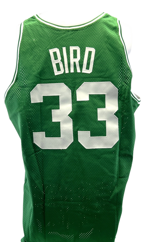 Larry Bird #33 Autographed 1992/93 Boston Celtics Game-Issued NBA Road Jersey