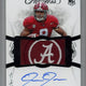 2019 Panini Flawless Collegiate Football Josh Jacobs Patch Auto 1/1