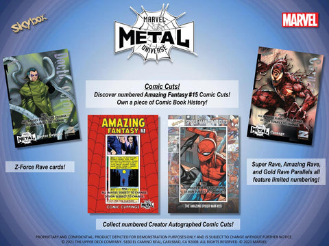 Marvel Spider-Man Metal Universe Trading Cards (Upper Deck 2021)