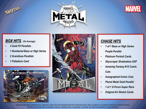 Marvel Spider-Man Metal Universe Trading Cards (Upper Deck 2021)