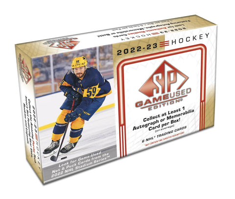 2022/23 Upper Deck SP Game Used Hockey Hobby