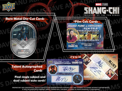 Marvel Studios Shang-Chi and the Legend of the Ten Rings Hobby (Upper Deck 2023)