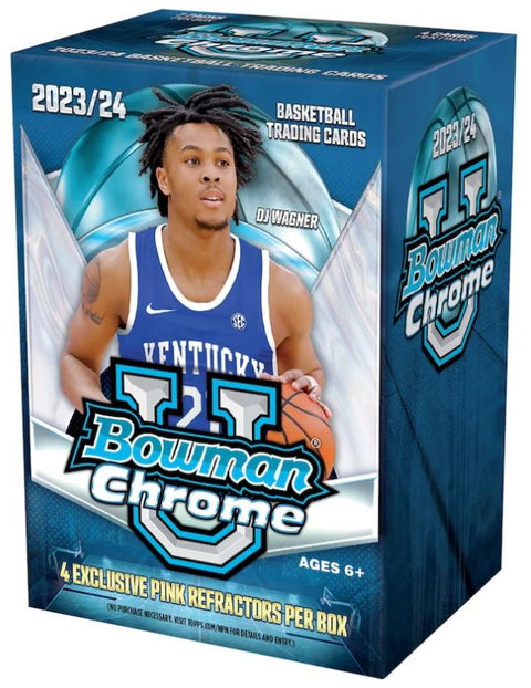 2023/24 Bowman University Chrome Basketball 7-Pack Blaster