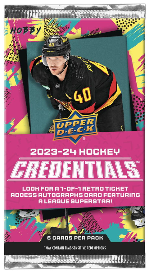 2023/24 Upper Deck Credentials Hockey Hobby