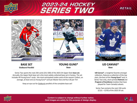 2023/24 Upper Deck Series 2 Hockey 4-Pack Blaster