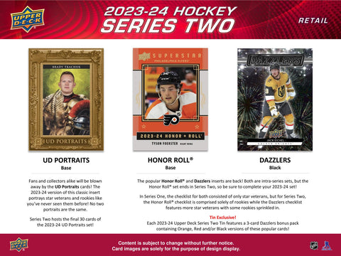 2023/24 Upper Deck Series 2 Hockey 4-Pack Blaster