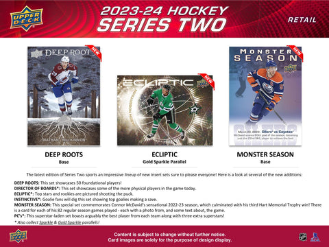 2023/24 Upper Deck Series 2 Hockey 4-Pack Blaster