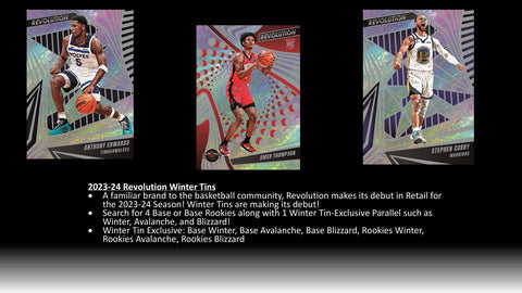 2023/24 Panini Revolution Basketball Winter Tin