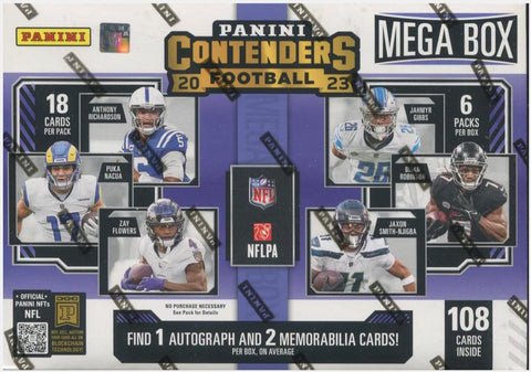 2023 Panini Contenders Football Hobby Mega