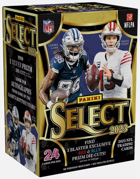 2023 Panini Select Football 6-Pack Blaster (Red & Blue Prizms!)